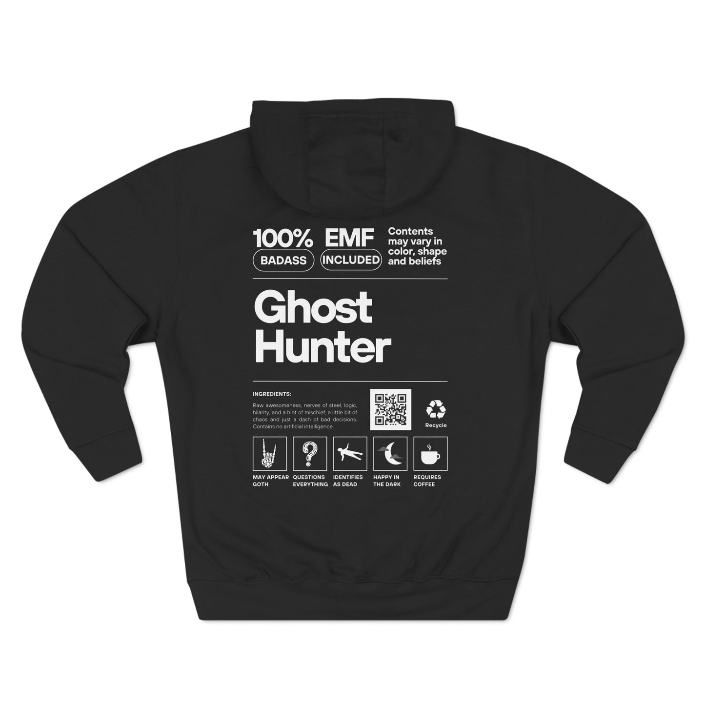 Ghost Hunter Ingredients Pullover