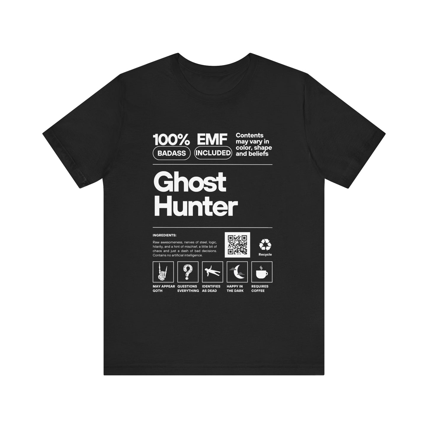 Ghost Hunter Ingredients Tee